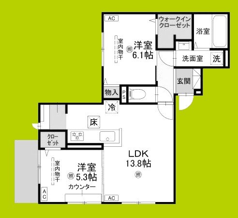 パサログランデ三条通 間取り