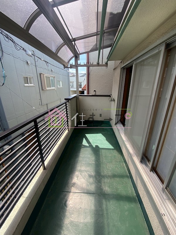 梶原貸家 ベランダ