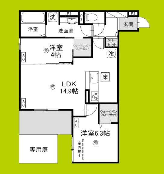 CASA　MUKAINO 間取り