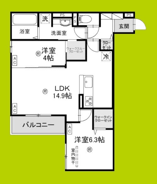 CASA　MUKAINO 間取り