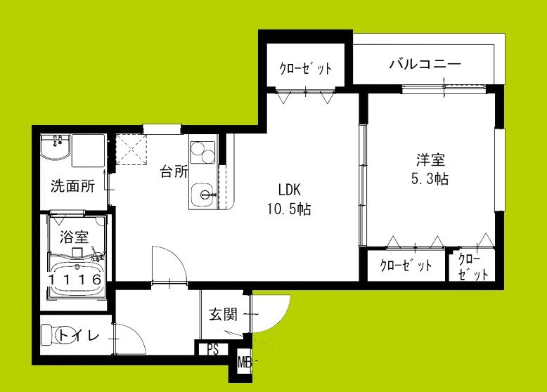 フジパレス百舌鳥八幡Ⅴ番館 間取り