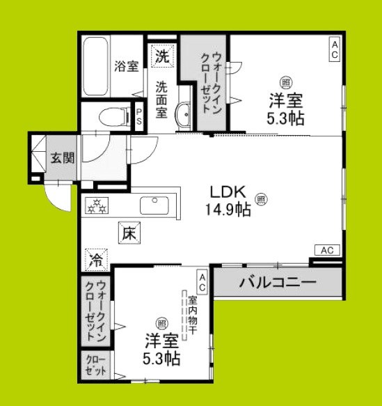パサログランデ三条通 間取り