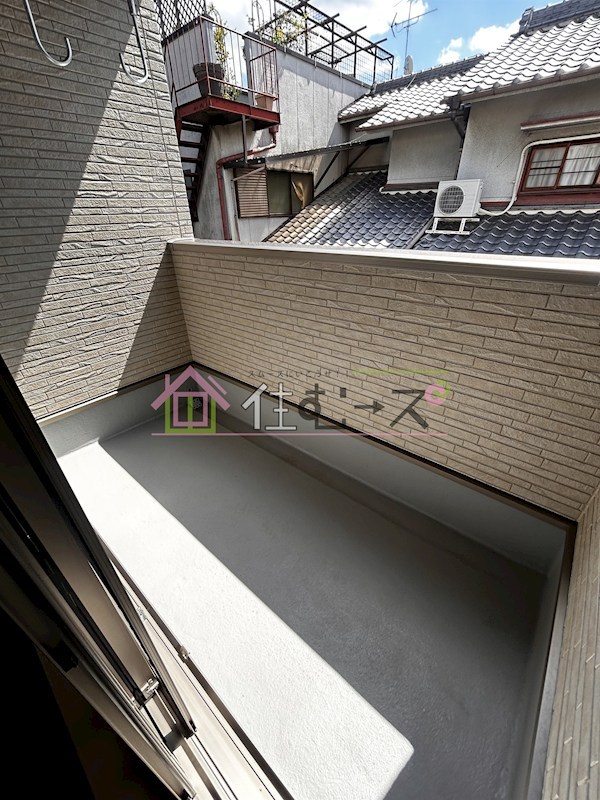下新庄5丁目戸建てB棟 ベランダ