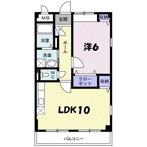 ソレアード上山口 間取り