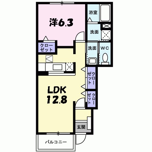 ファミールほたるⅠ 間取り
