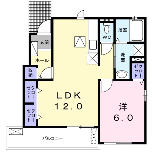 Ｃａｓａ牧野阪 間取り