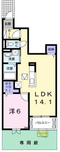 ピュア　ウエスト 間取り