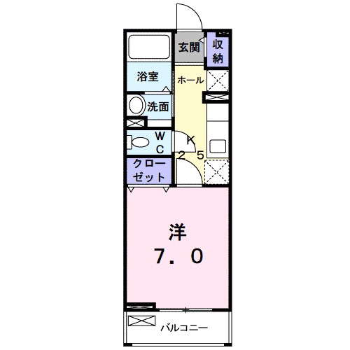 グランジェルメＤⅠ 間取り
