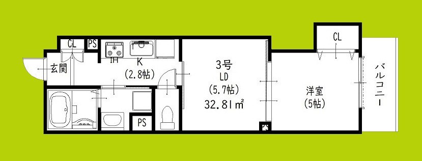 クリエオーレ豊島南 間取り
