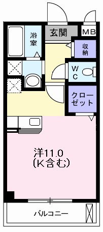 メゾン　アウローラ 間取り