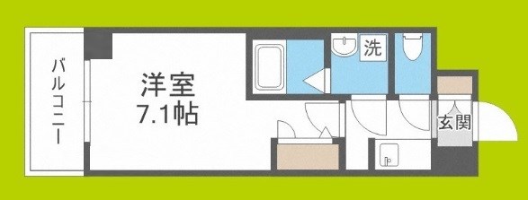 S-RESIDENCE大阪九条North 間取り