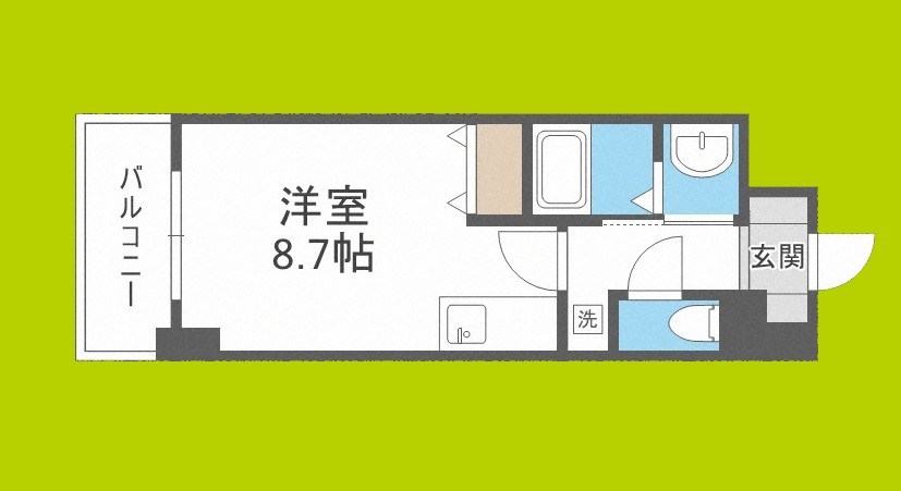 ウィスタリア新北野 間取り