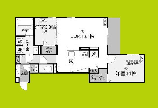 スペチアーレ小松 間取り図