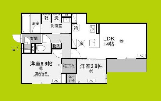 スペチアーレ小松 間取り図