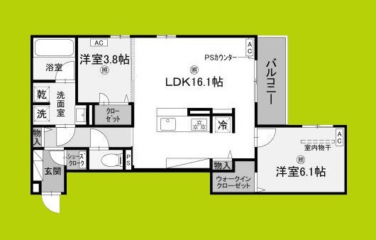 スペチアーレ小松 間取り