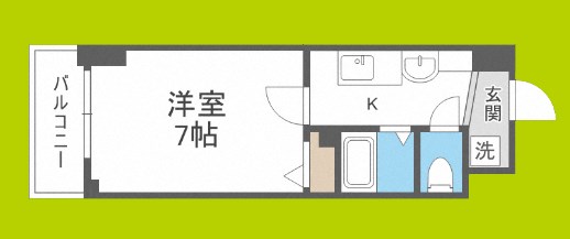 エスリードコート難波ウエスト 間取り