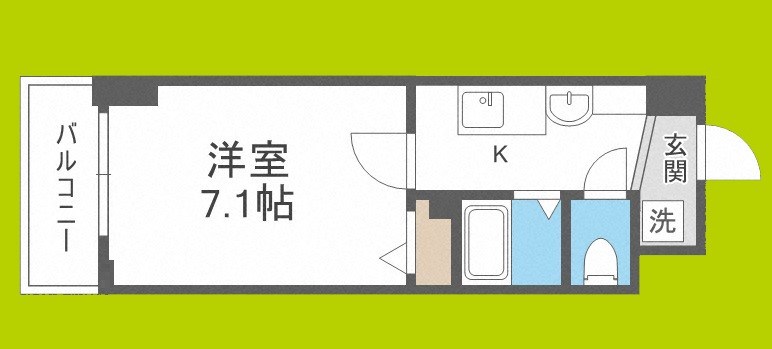 エスリードコート難波ウエスト 間取り