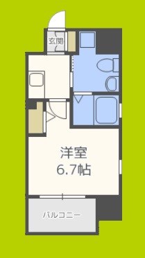 レジディア谷町 間取り