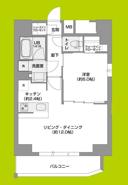 Metrosa谷町六丁目South 間取り