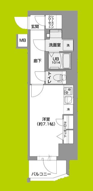 Metrosa谷町六丁目South 間取り