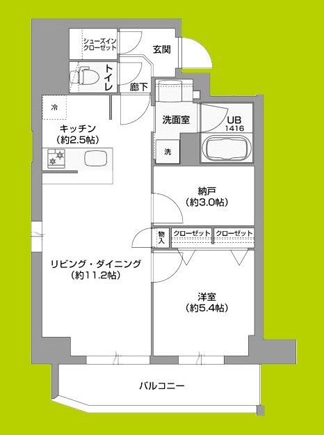 Metrosa谷町六丁目South 間取り