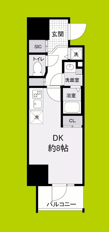 Metrosa谷町六丁目South 間取り