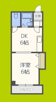 アレマーナ北加賀屋 間取り