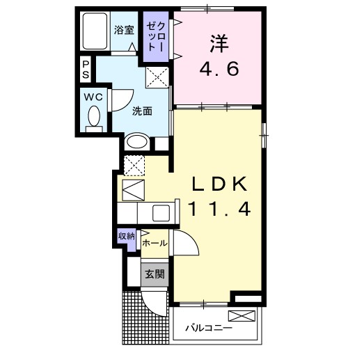 カルム・メゾン　東館 間取り