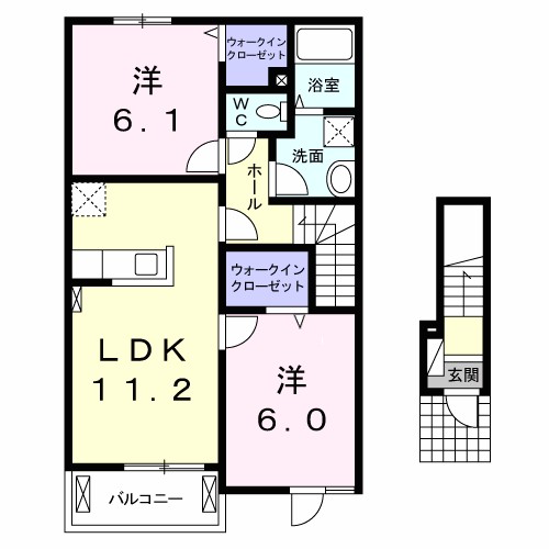 ケーズコート樽井 間取り