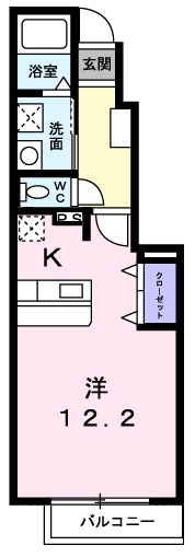 プラッツ　くみのき 間取り