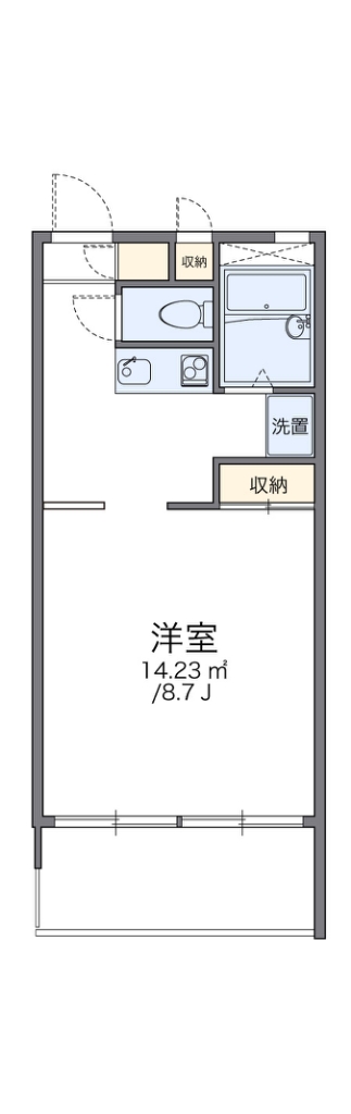 レオパレス吉田 間取り
