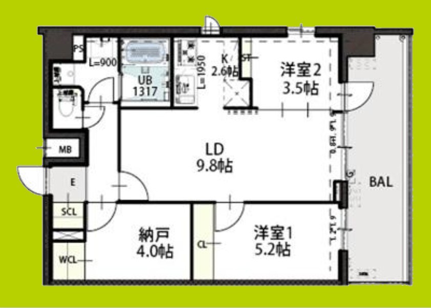 Grand Luce 間取り