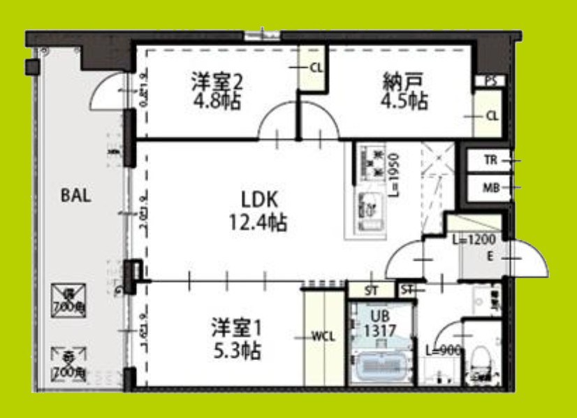 Grand Luce 間取り