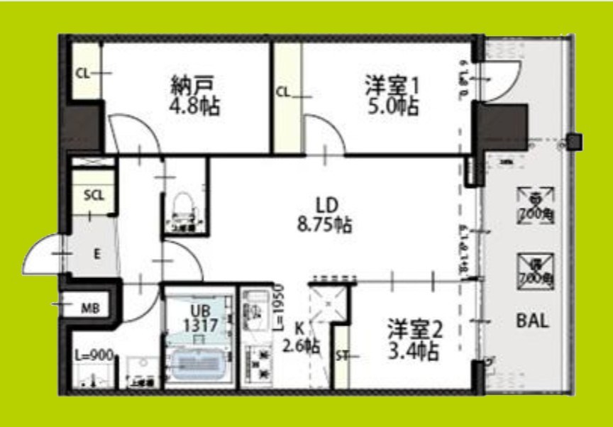 Grand Luce 間取り