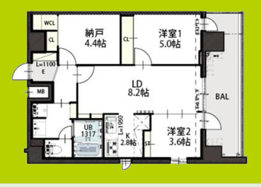 Grand Luce 間取り