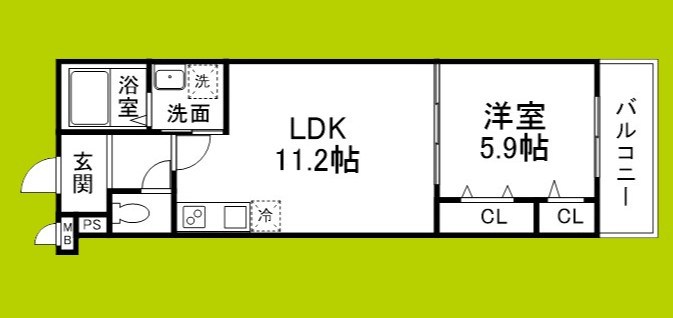 ポート フルール 間取り図
