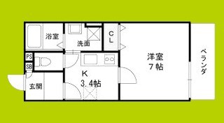 仮称)高槻市古曽部共同住宅 間取り
