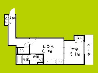仮称)高槻市古曽部共同住宅 間取り