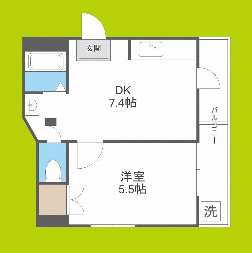 ワンウェーブ 間取り