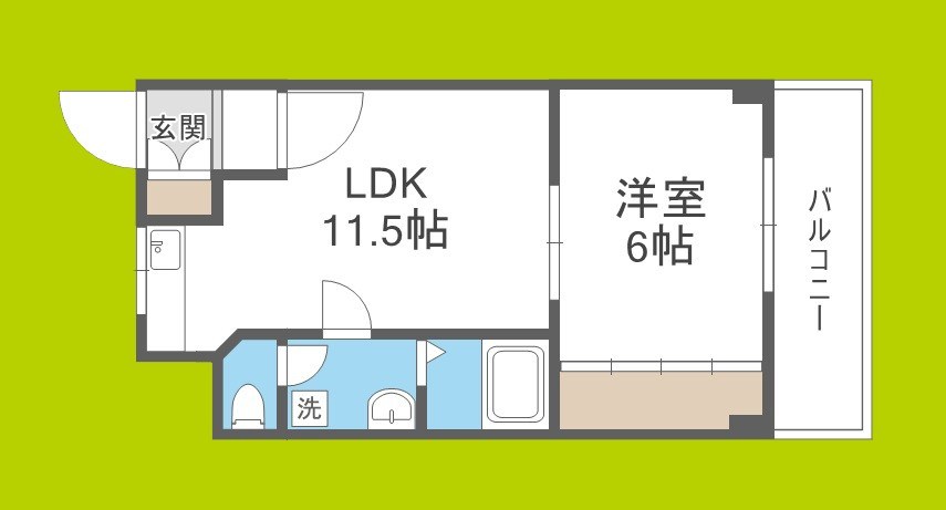 Ｍ’プラザ城東五番館 間取り