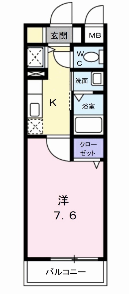 セレノ逆瀬川 間取り
