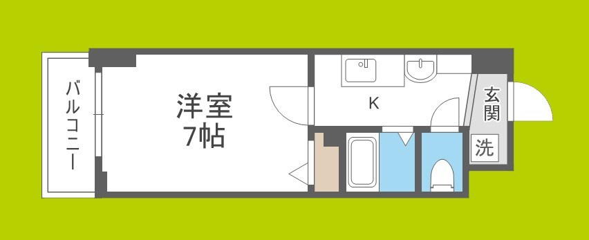 エスリードコート難波ウエスト 間取り