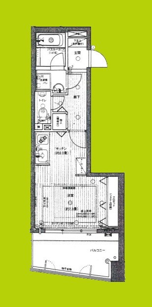 ライオンズマンション阿波座 間取り