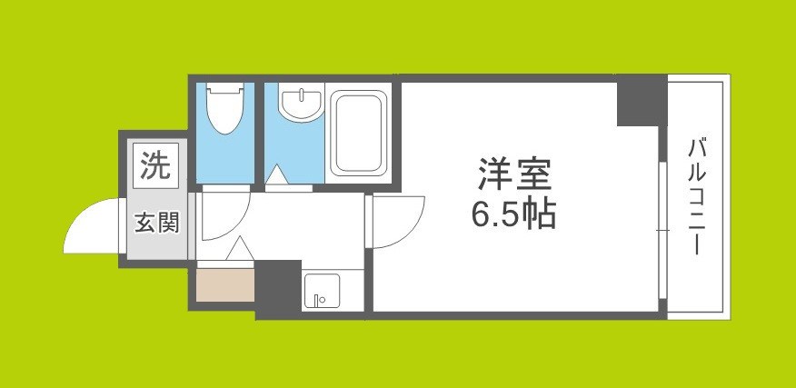 大国町青山ビル　別館 間取り