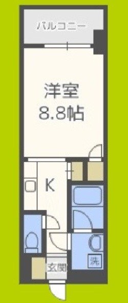 パークハイムうつぼ 間取り
