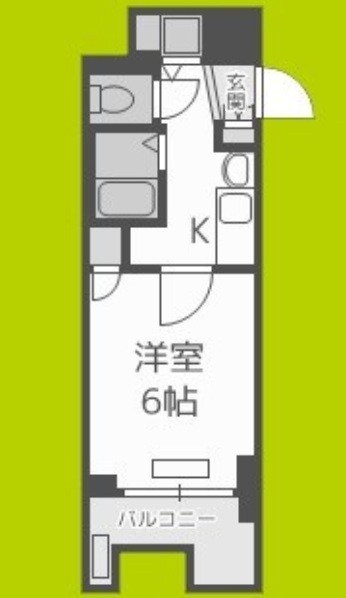プレサンス難波EASTモダニティ 間取り