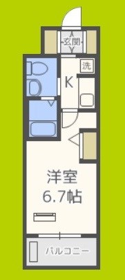 エステムコート阿波座プレミアム 間取り