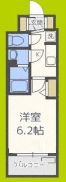 プレサンスOSAKA DOMECITYスクエア 間取り