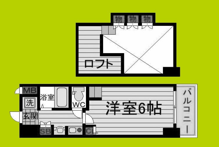エステムコート難波ミューステージ  間取り