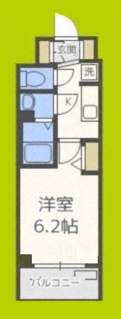 プレサンスOSAKA DOMECITYスクエア 間取り